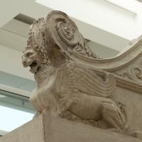 Ara Pacis - Detail of a griffin inside the enclosure of the Ara Pacis