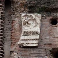 Baths of Caracalla - View of a fragment of a carved relief frieze