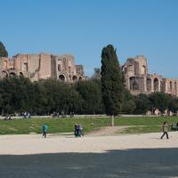 Circus Maximus and Palatine Hill - View of the Circus Maximus and the Palatine Hill