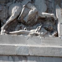 Arch of Constantine - Detail: View of part of the Trajanic Frieze in the Attic of the East Face of the Arch of Constantine