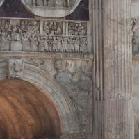 Arch of Constantine - View of the Frieze depicting Constantine distributing Money to the Poor with a River God from the right Spandrel