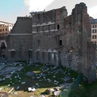 Forum of Augustus - View of the western exedra of the Forum of Augustus