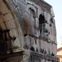 Arch of Janus - Detail: View of the Northern Face of the Arch of Janus