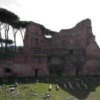 Palace of Domitian - View of the so-called Tribunal of the Stadium on the Palatine Hill