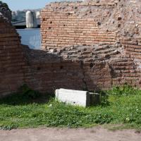 Palace of Domitian - View of brick and marble ruins in the Palace of Domitian