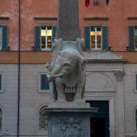Elephant and Obelisk - Detail: Elephant and Obelisk at Piazza della Minerva 