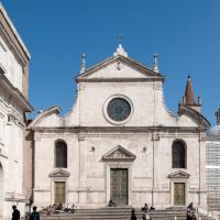 Santa Maria del Popolo - Exterior: View of Basilica Facade