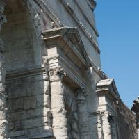 Porta Maggiore - View along the eastern face of Porta Maggiore
