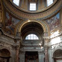 Sant'Agnese in Agone - Interior: Main altar looking toward dome 