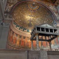 Basilica of San Clemente - Interior: Main Altar and aspe mosaic