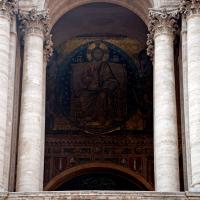 Santa Maria Maggiore - View of mosaics in the portico of Santa Maria Maggiore through the facade