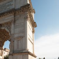 Arch of Titus - View of the Arch of Titus from the West
