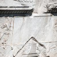 Trajan's Column - View of the Southwestern Side of the Base of Trajan's Column