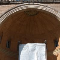 Cortile Della Pigna - View of the Semi-Dome of the Cortile Della Pigna in the Vatican Museum