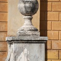 Decorative Plinth - View of Decorative Plinth in the Cortile Della Pigna in the Vatican Museum