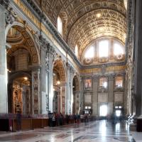 Saint Peter's Basilica - Interior: View of Saint Peter's Basilica looking North East