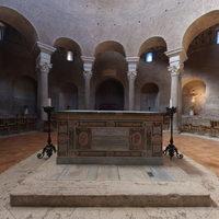 Santa Costanza - Interior: View of central altar