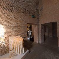 Market of Trajan - Interior: View of Museum (vaulted room)