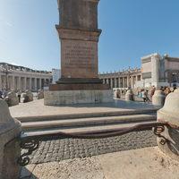 Piazza San Pietro - Exterior: View from East of Basilica