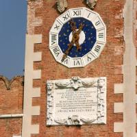 Arsenale Gate - detail of clock