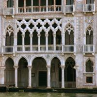 Ca' d'Oro - detail of entrance, view from Grand Canal