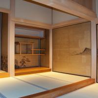 Daijoji - Storage Hall, Interior: Landscape Room, view of the upper seat