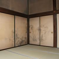 Daijoji - Kyakuden (Guest Hall) Interior: Mountain Peaks Above the Clouds (Bare Mountain) Room