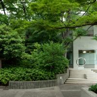 Hillside Terrace Apartment Complex - Exterior: Rear with Shinto Shrine