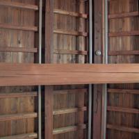 Himeji Castle - Interior: Detail of Wooden Rafters