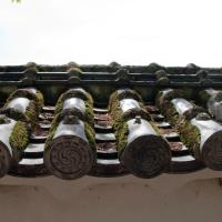 Himeji Castle - Exterior: Detail of Roof