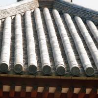 Kofukuji - Exterior: Hokuendo (Northern Octagonal Hall), detail of roof tiles
