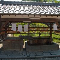 Kofukuji - Exterior: Purification fountain near the Nanendo (Southern Octagonal Hall)