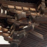 Kofukuji - Exterior: Detail of Tokondo (Eastern Golden Hall)