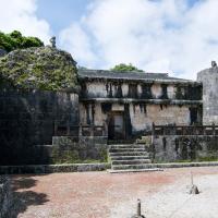 Tamaudun Mausoleum - Exterior: Inner Courtyard and Left Mausoleum Chamber
