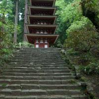 Muroji - Exterior View: Five-Story Pagoda                                     