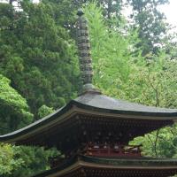 Muroji - Exterior View: Five-Story Pagoda, Detail                                      
