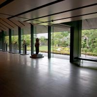 Nezu Museum - Interior: Sculpture Hall, Garden Window