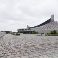 Olympic Arena (Yoyogi National Gymnasium) - Exterior: Park View