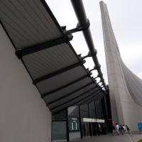 Olympic Basketball Arena - Exterior: Entrance