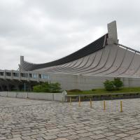 Olympic Arena (Yoyogi National Gymnasium) - Exterior: View from Southeast
