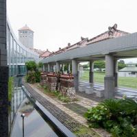 Okinawa Prefectural Peace Memorial Museum - Exterior: Entrance, Wishing Pool