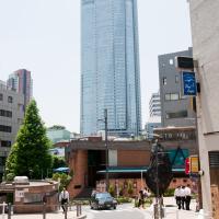 Roppongi District - Exterior: Street View, View of the restaurant/nightclub STB 139 and Mori Tower in the distance