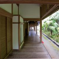 Ryoan-ji - Hojo (Main Hall), Exterior: Rear Exterior Hallway