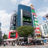 Shibuya Crossing - Exterior: Street View, View of Shibuya 109-2, the men's fashion counterpart to the Shibuya 109 department store