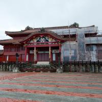 Shuri Castle - Exterior: Seiden (State Hall) 