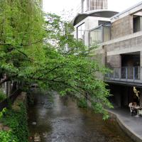 Time's Building (Time's 1) - Exterior: East Facade and Takase River