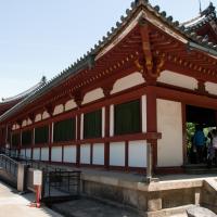 Todaiji - Great Buddha Hall (Daibutsen), Exterior: Outer Corridor