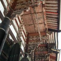 Todaiji - Great Buddha Hall (Daibutsen), Exterior: Roof and Ceiling Detail