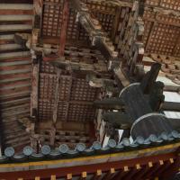 Todaiji - Great Buddha Hall (Daibutsen), Exterior: Ceiling and Roof Detail