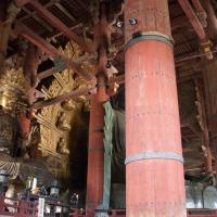 Todaiji - Great Buddha Hall (Daibutsen), Interior: Kokuzo Bosatsu